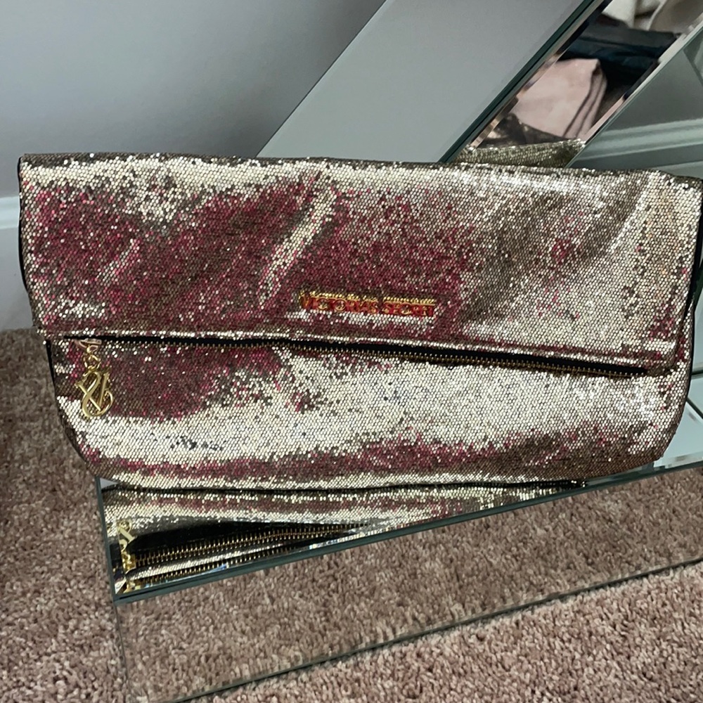 Victoria Secret Gold Bag